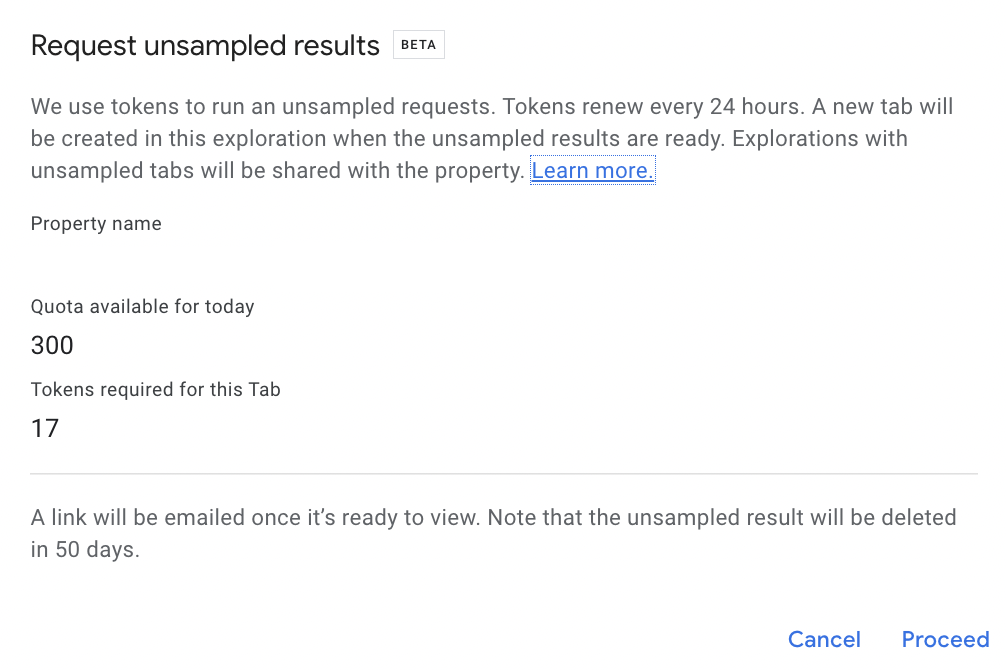 Process request upsampled