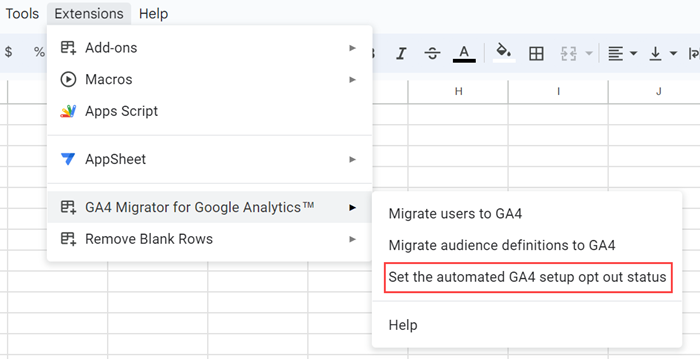 GA4 Migrator for Google Analytics